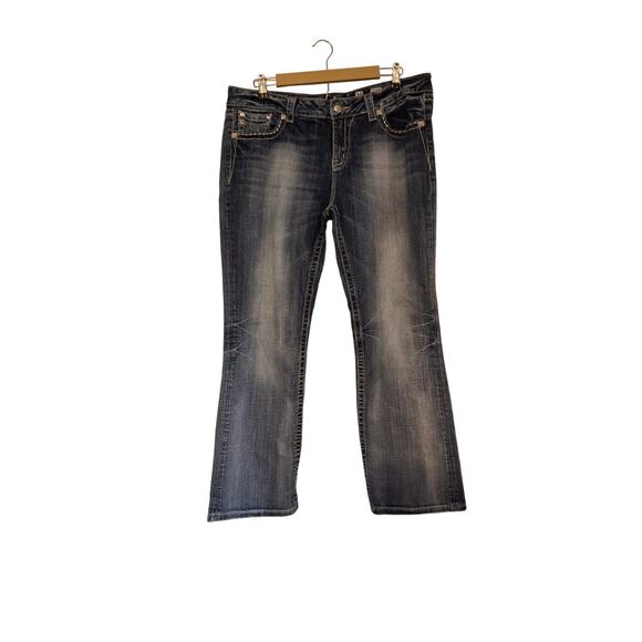 Women's Miss Me Jeans 34 x 31 Easy Boot Cut *Read Description* - Picture 1 of 11